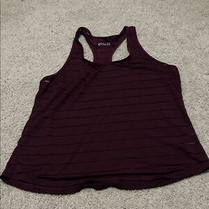 ZYIA Women's Dark Purple Tank Top